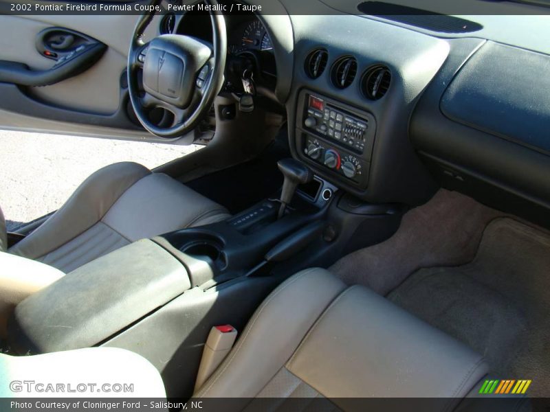 Pewter Metallic / Taupe 2002 Pontiac Firebird Formula Coupe
