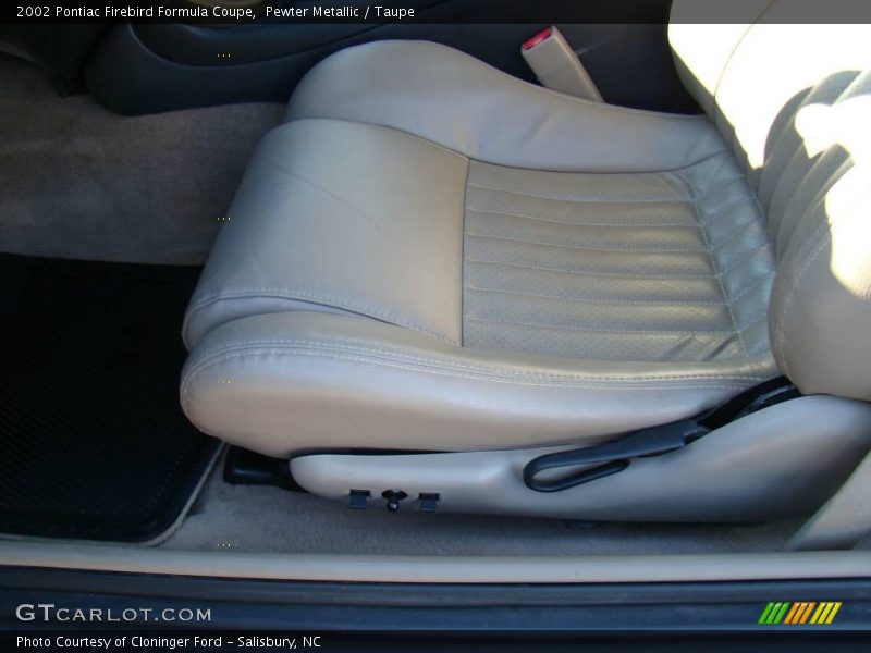 Pewter Metallic / Taupe 2002 Pontiac Firebird Formula Coupe
