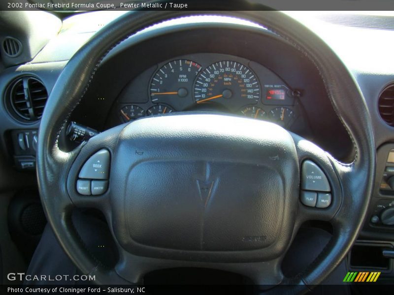 Pewter Metallic / Taupe 2002 Pontiac Firebird Formula Coupe