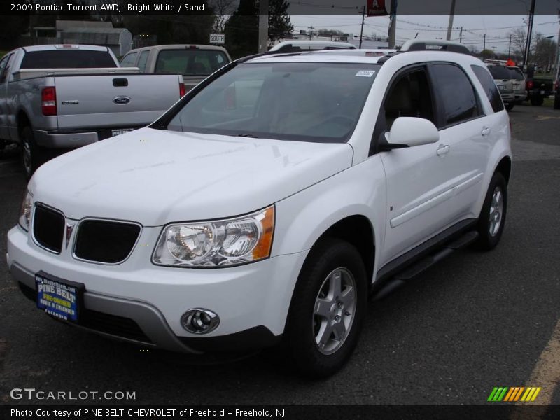 Bright White / Sand 2009 Pontiac Torrent AWD