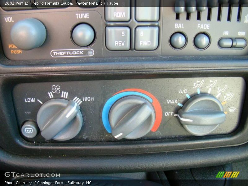 Pewter Metallic / Taupe 2002 Pontiac Firebird Formula Coupe