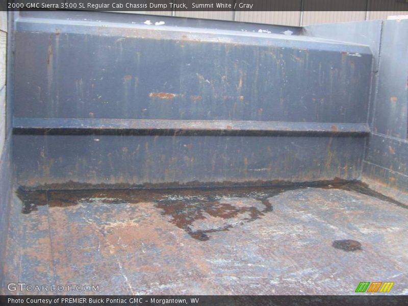 Summit White / Gray 2000 GMC Sierra 3500 SL Regular Cab Chassis Dump Truck