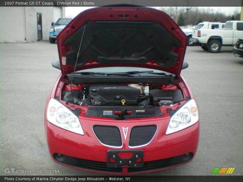 Crimson Red / Ebony 2007 Pontiac G6 GT Coupe