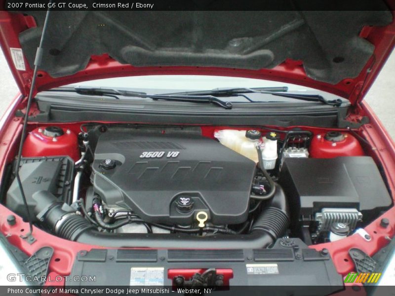 Crimson Red / Ebony 2007 Pontiac G6 GT Coupe