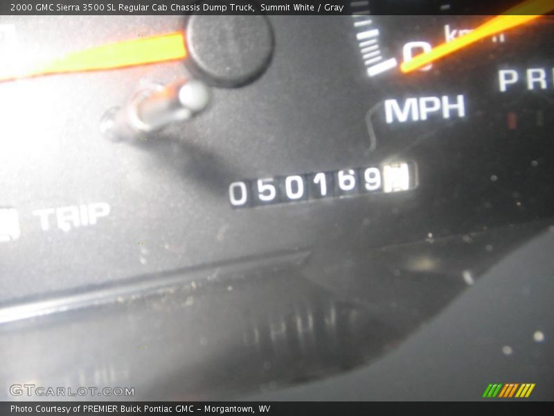 Summit White / Gray 2000 GMC Sierra 3500 SL Regular Cab Chassis Dump Truck