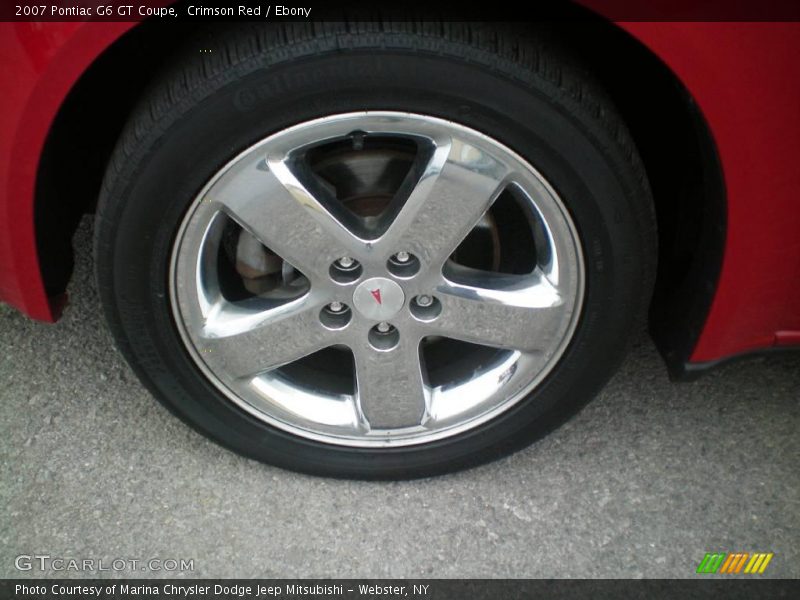 Crimson Red / Ebony 2007 Pontiac G6 GT Coupe