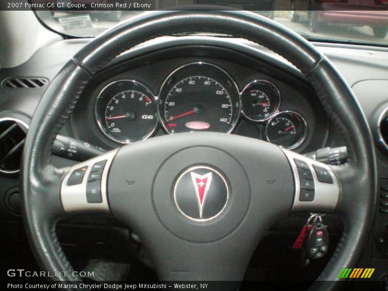 Crimson Red / Ebony 2007 Pontiac G6 GT Coupe