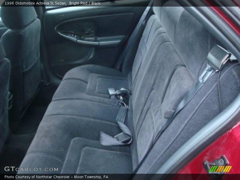 Bright Red / Black 1996 Oldsmobile Achieva SL Sedan