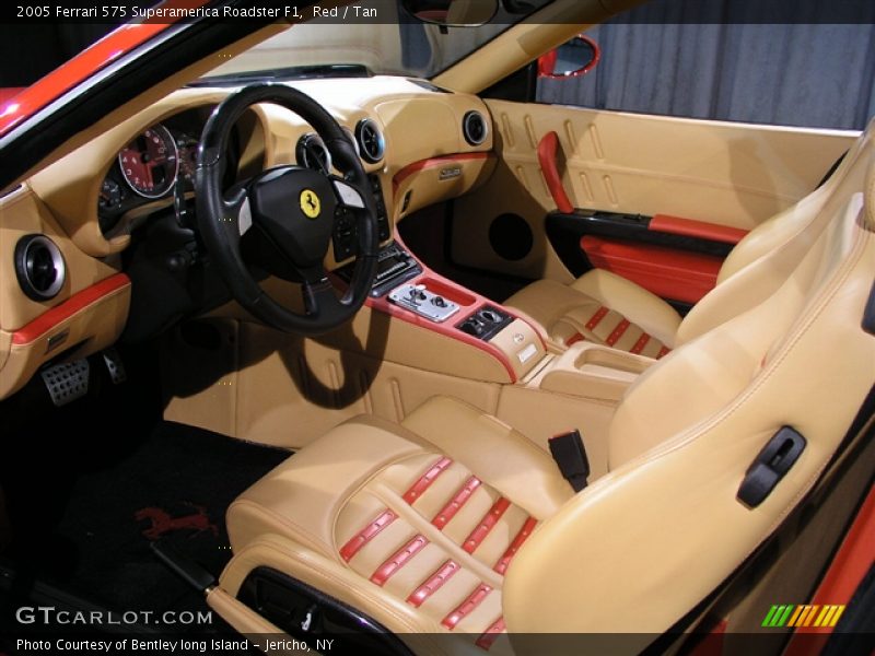 Red / Tan 2005 Ferrari 575 Superamerica Roadster F1