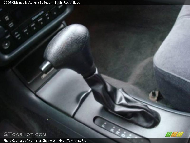 Bright Red / Black 1996 Oldsmobile Achieva SL Sedan