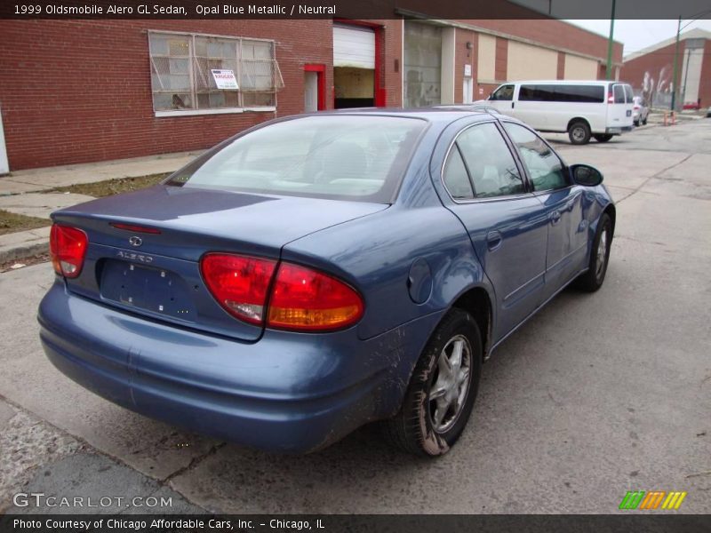 Opal Blue Metallic / Neutral 1999 Oldsmobile Alero GL Sedan