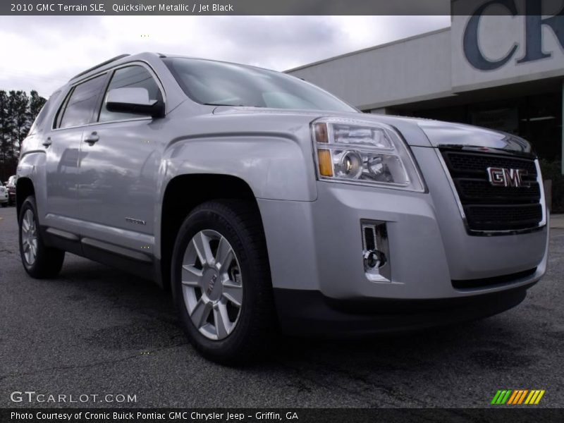 Quicksilver Metallic / Jet Black 2010 GMC Terrain SLE