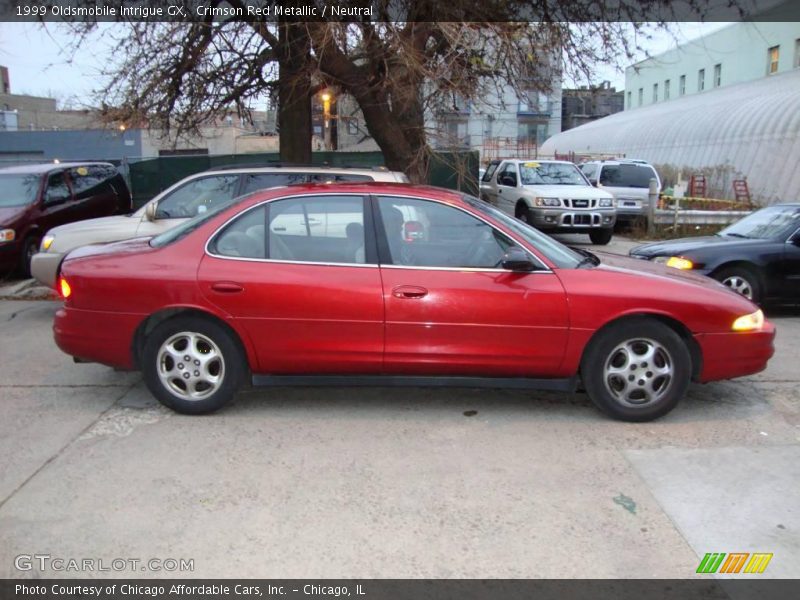 Crimson Red Metallic / Neutral 1999 Oldsmobile Intrigue GX