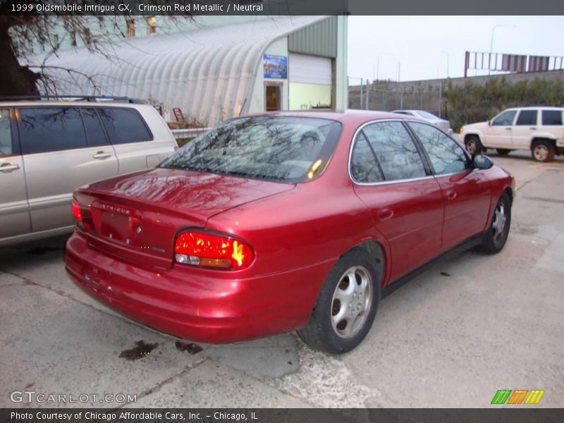 Crimson Red Metallic / Neutral 1999 Oldsmobile Intrigue GX