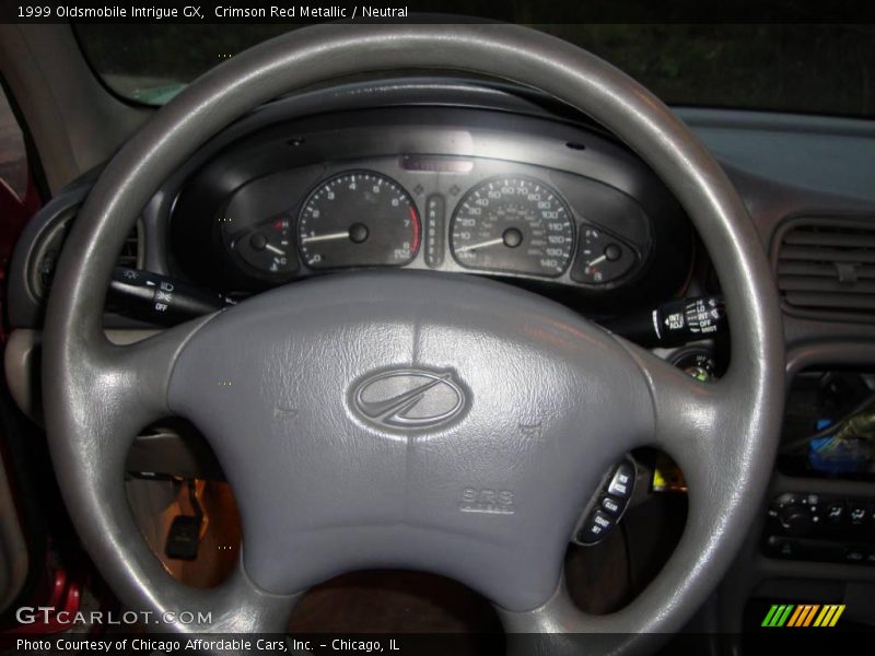 Crimson Red Metallic / Neutral 1999 Oldsmobile Intrigue GX