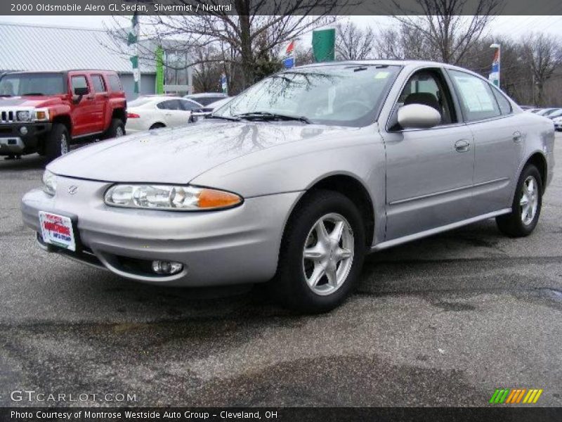 Silvermist / Neutral 2000 Oldsmobile Alero GL Sedan