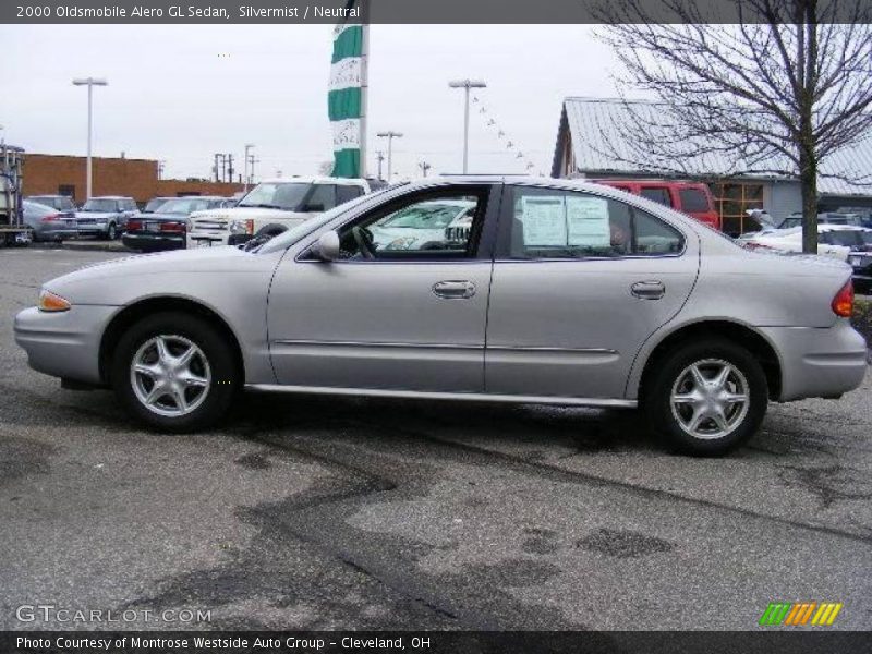 Silvermist / Neutral 2000 Oldsmobile Alero GL Sedan