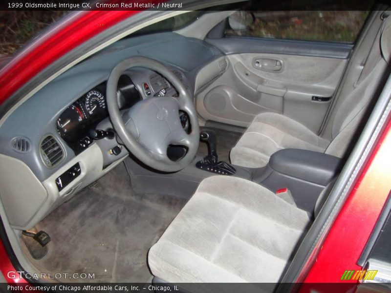 Crimson Red Metallic / Neutral 1999 Oldsmobile Intrigue GX
