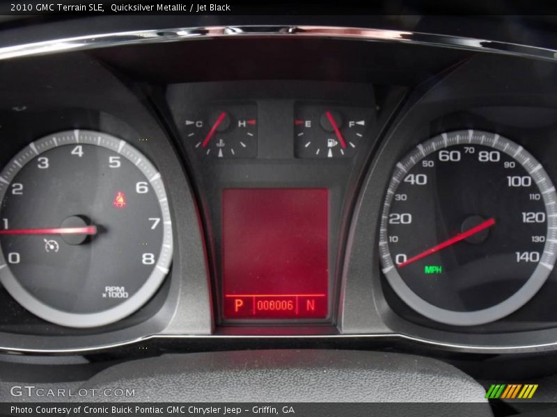 Quicksilver Metallic / Jet Black 2010 GMC Terrain SLE