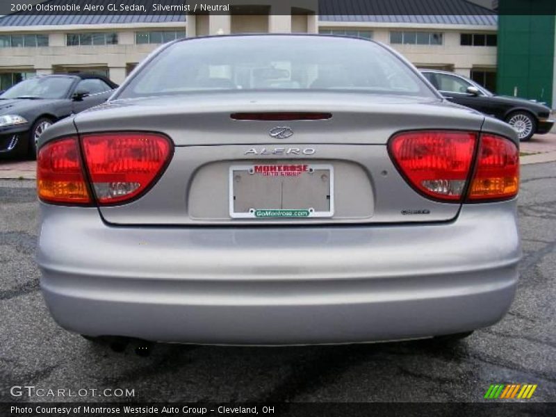 Silvermist / Neutral 2000 Oldsmobile Alero GL Sedan