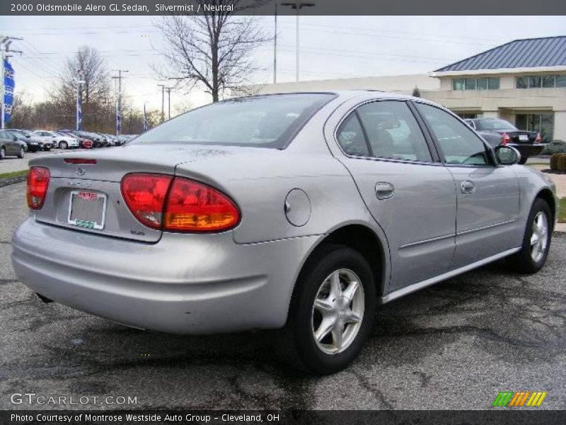 Silvermist / Neutral 2000 Oldsmobile Alero GL Sedan