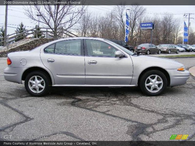 Silvermist / Neutral 2000 Oldsmobile Alero GL Sedan