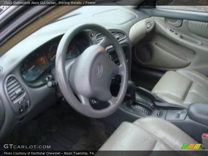 Sterling Metallic / Pewter 2001 Oldsmobile Alero GLS Sedan