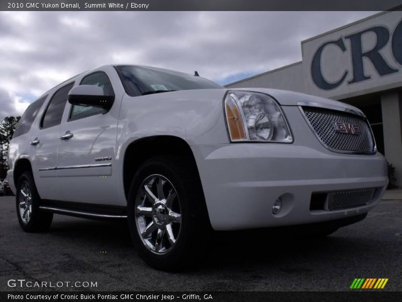 Summit White / Ebony 2010 GMC Yukon Denali
