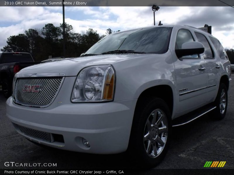 Summit White / Ebony 2010 GMC Yukon Denali