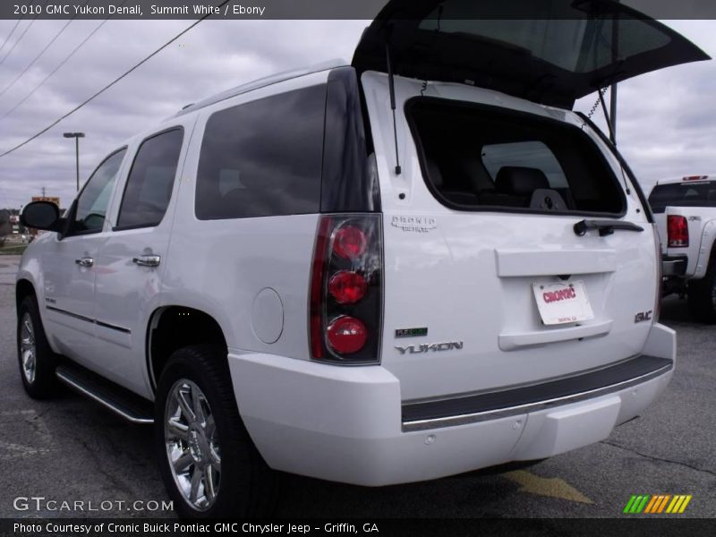 Summit White / Ebony 2010 GMC Yukon Denali