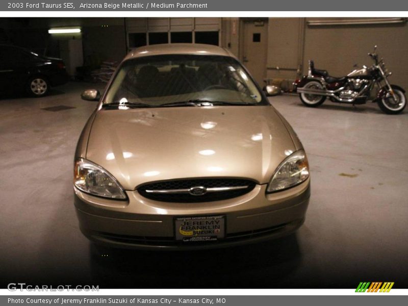 Arizona Beige Metallic / Medium Parchment 2003 Ford Taurus SES