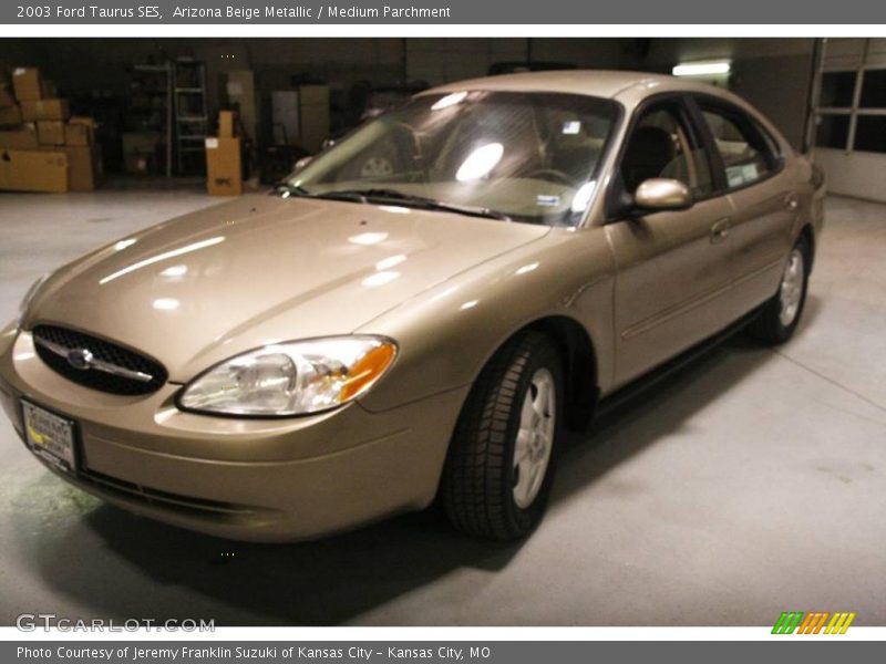 Arizona Beige Metallic / Medium Parchment 2003 Ford Taurus SES