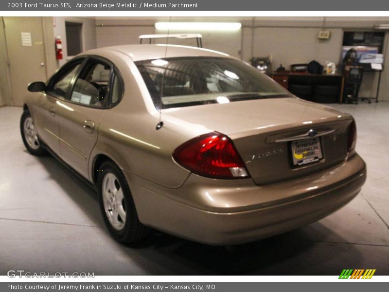Arizona Beige Metallic / Medium Parchment 2003 Ford Taurus SES