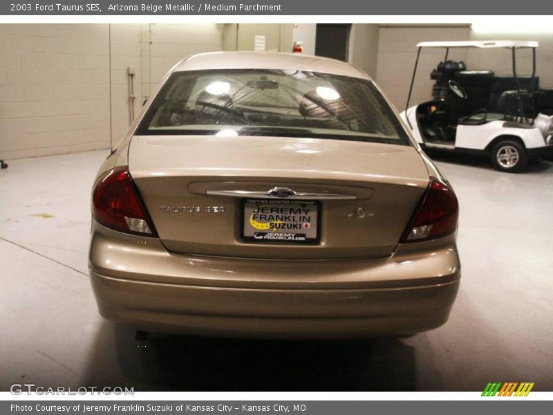 Arizona Beige Metallic / Medium Parchment 2003 Ford Taurus SES