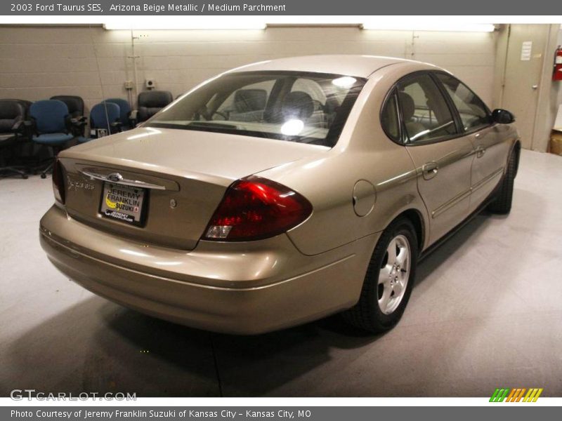 Arizona Beige Metallic / Medium Parchment 2003 Ford Taurus SES