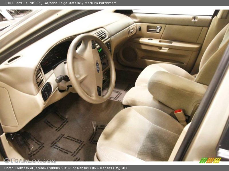 Arizona Beige Metallic / Medium Parchment 2003 Ford Taurus SES