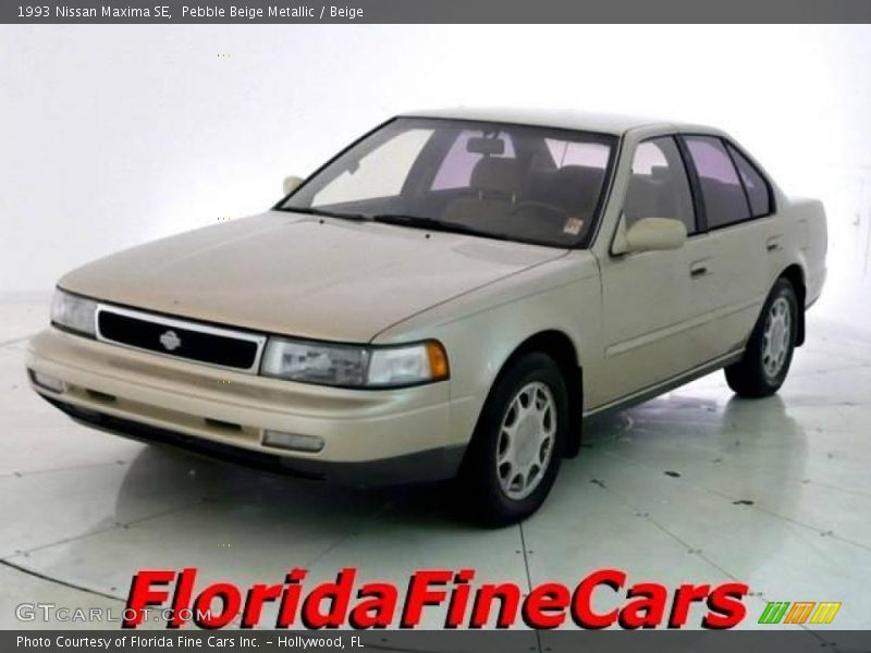 Pebble Beige Metallic / Beige 1993 Nissan Maxima SE