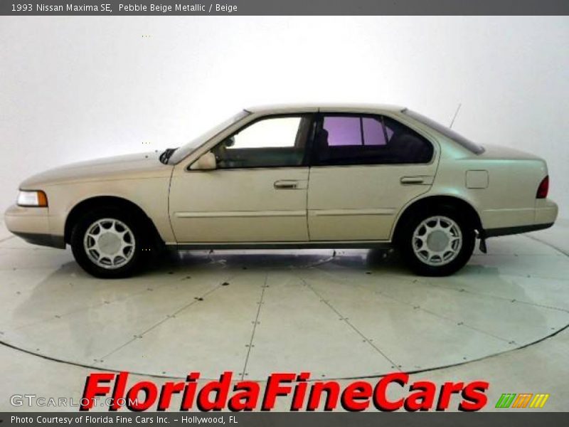 Pebble Beige Metallic / Beige 1993 Nissan Maxima SE