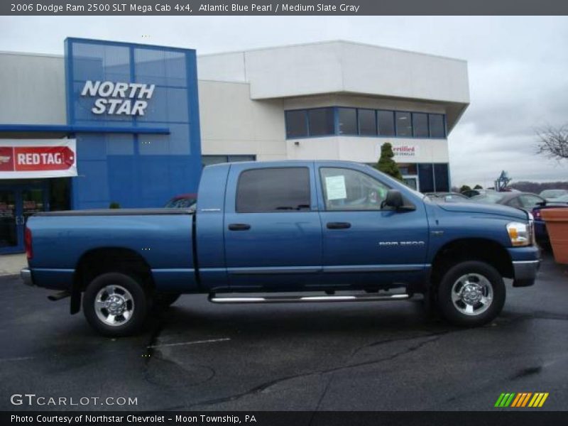 Atlantic Blue Pearl / Medium Slate Gray 2006 Dodge Ram 2500 SLT Mega Cab 4x4