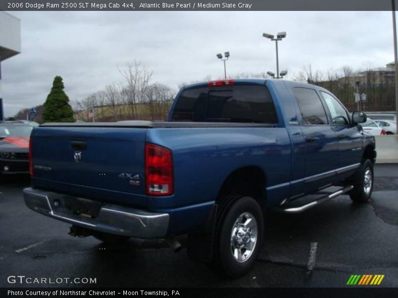 Atlantic Blue Pearl / Medium Slate Gray 2006 Dodge Ram 2500 SLT Mega Cab 4x4