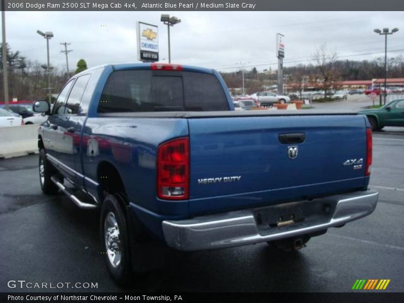 Atlantic Blue Pearl / Medium Slate Gray 2006 Dodge Ram 2500 SLT Mega Cab 4x4