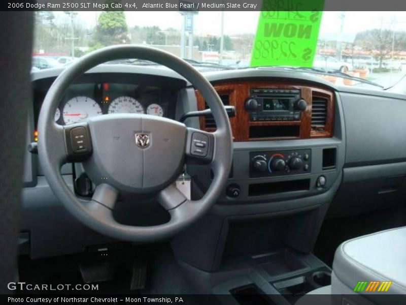 Atlantic Blue Pearl / Medium Slate Gray 2006 Dodge Ram 2500 SLT Mega Cab 4x4