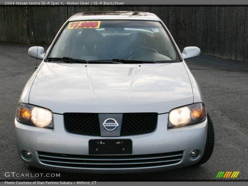 Molten Silver / SE-R Black/Silver 2004 Nissan Sentra SE-R Spec V