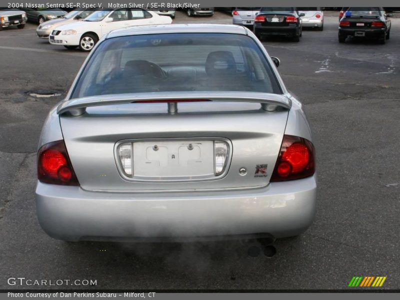Molten Silver / SE-R Black/Silver 2004 Nissan Sentra SE-R Spec V
