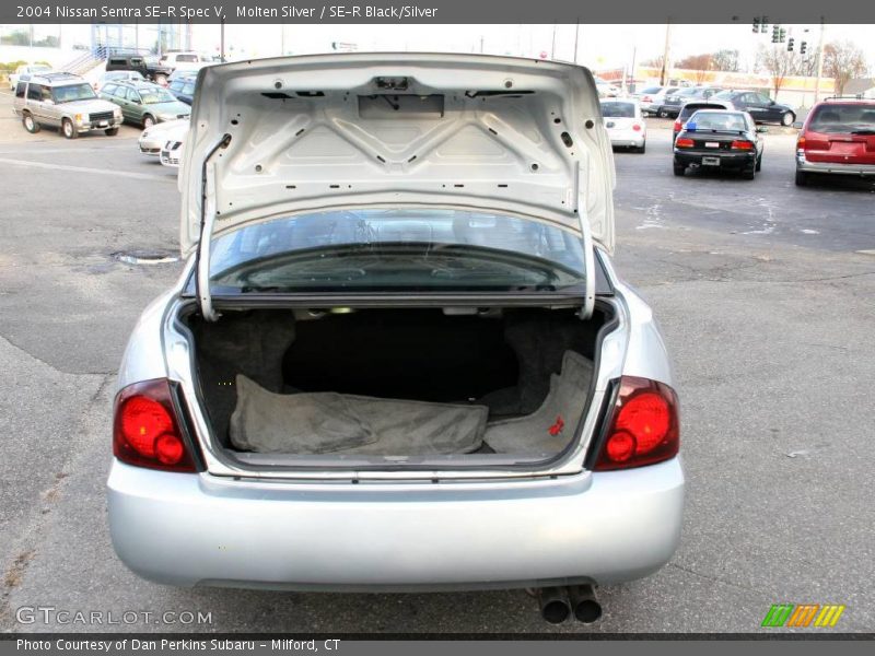 Molten Silver / SE-R Black/Silver 2004 Nissan Sentra SE-R Spec V