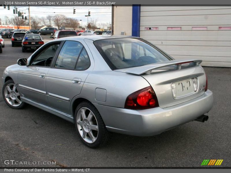Molten Silver / SE-R Black/Silver 2004 Nissan Sentra SE-R Spec V