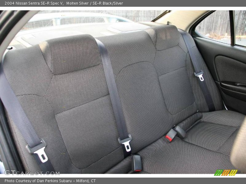 Molten Silver / SE-R Black/Silver 2004 Nissan Sentra SE-R Spec V