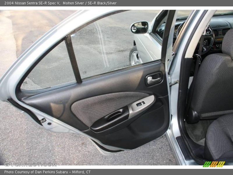 Molten Silver / SE-R Black/Silver 2004 Nissan Sentra SE-R Spec V