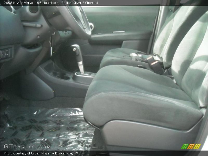 Brilliant Silver / Charcoal 2008 Nissan Versa 1.8 S Hatchback