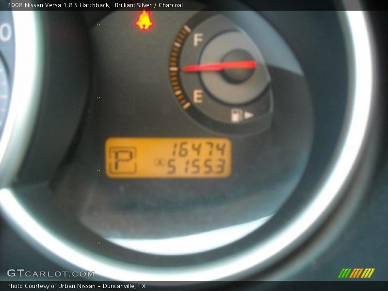 Brilliant Silver / Charcoal 2008 Nissan Versa 1.8 S Hatchback